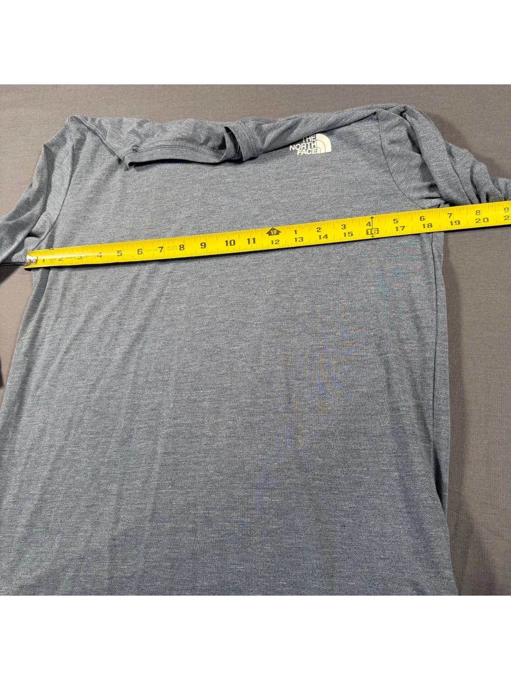 The North Face Men's Long Sleeve Crew Neck Shirt Gray Size Small Q 103